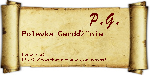 Polevka Gardénia névjegykártya